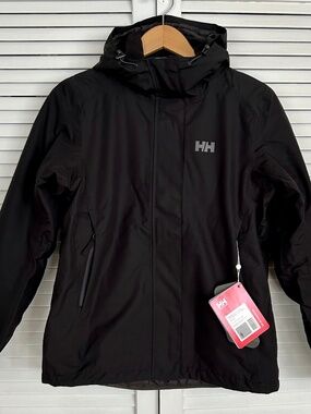 NWT Helly Hansen Women's Medium Black Squamish 2.0 CIS 3n1 Insulated Jacket